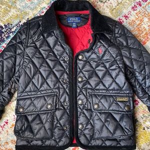 3T Polo Ralph Lauren Black Button Coat